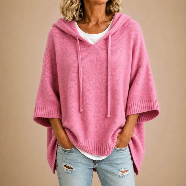 Etheldreda | Women Hooded Oversized Sweater