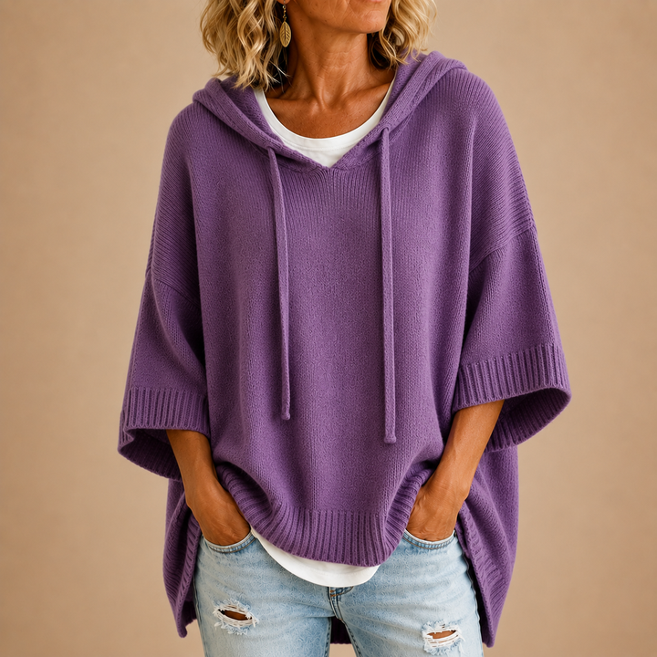 Etheldreda | Women Hooded Oversized Sweater