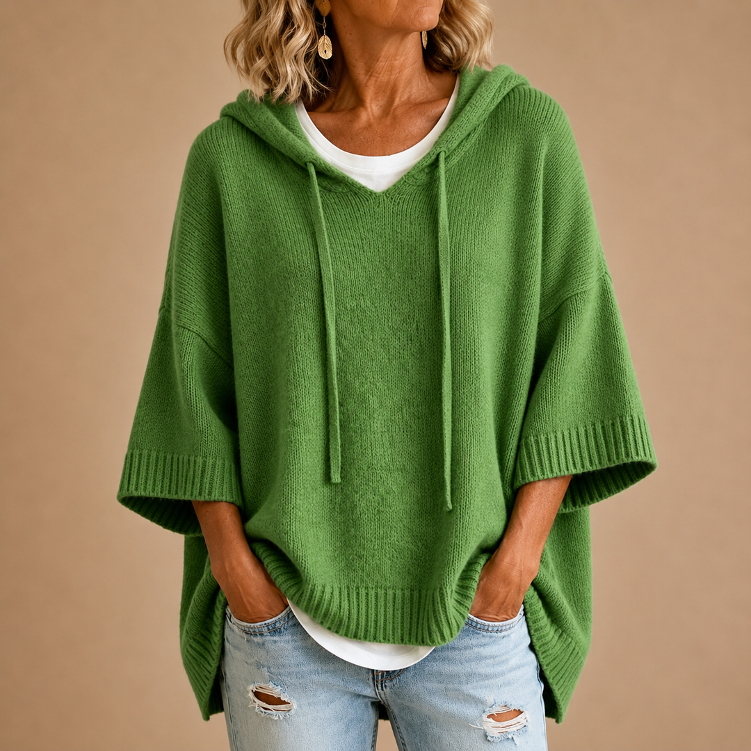 Etheldreda | Women Hooded Oversized Sweater