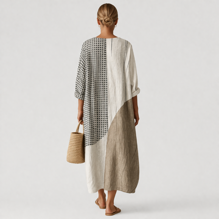 Roisin | Women Patchwork Print Sundress