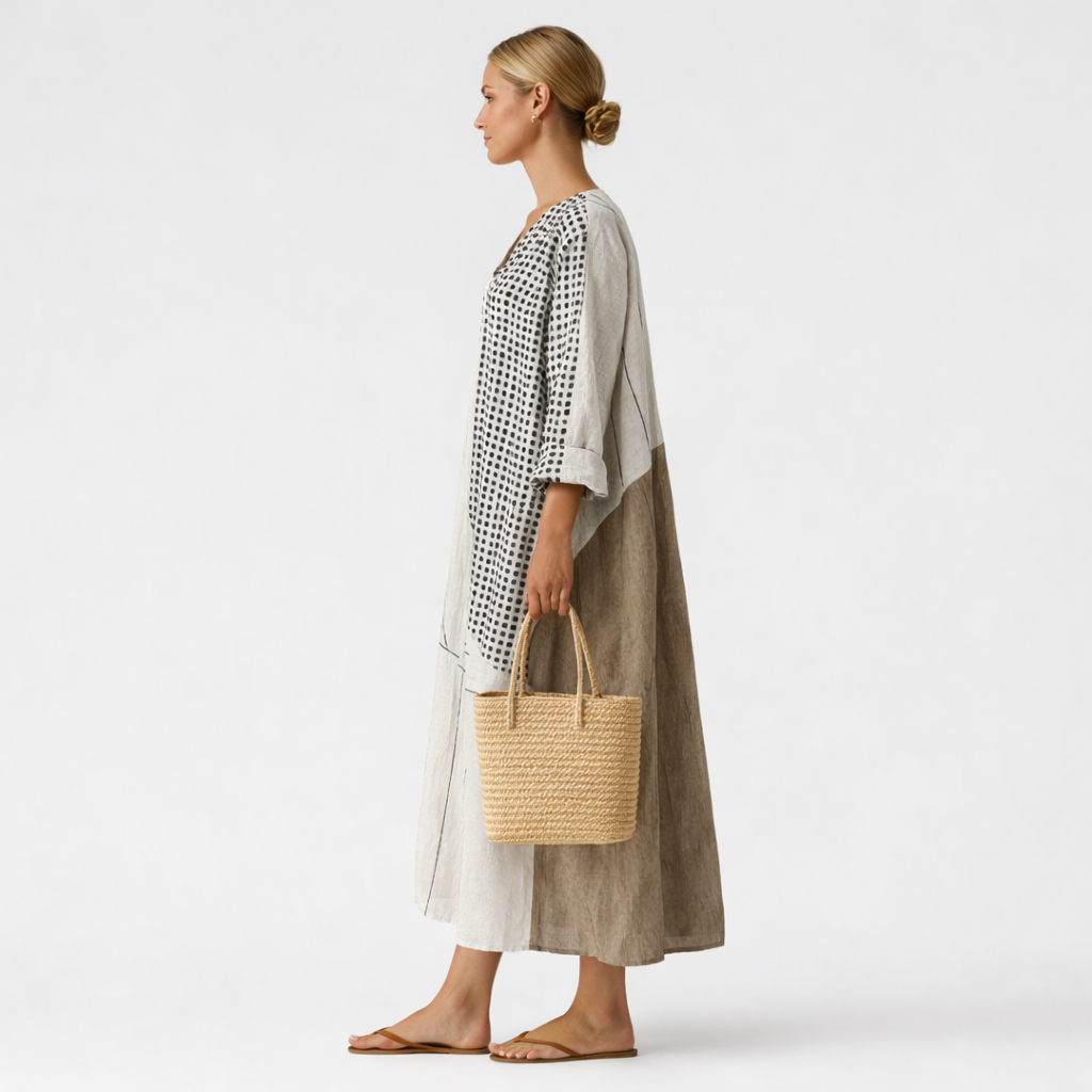 Roisin | Women Patchwork Print Sundress