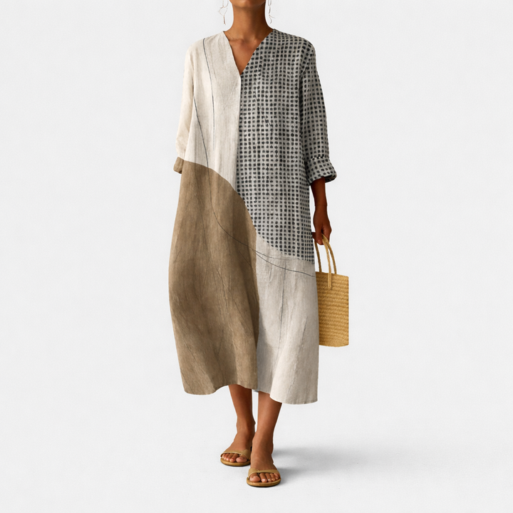 Roisin | Women Patchwork Print Sundress