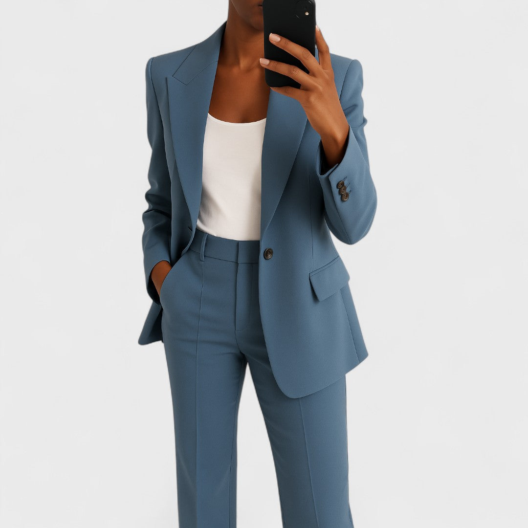 Cuthburh | Women Blazer Pants Two Piece Set