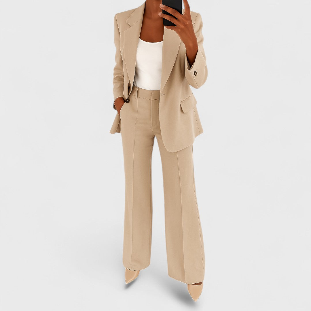 Cuthburh | Women Blazer Pants Two Piece Set