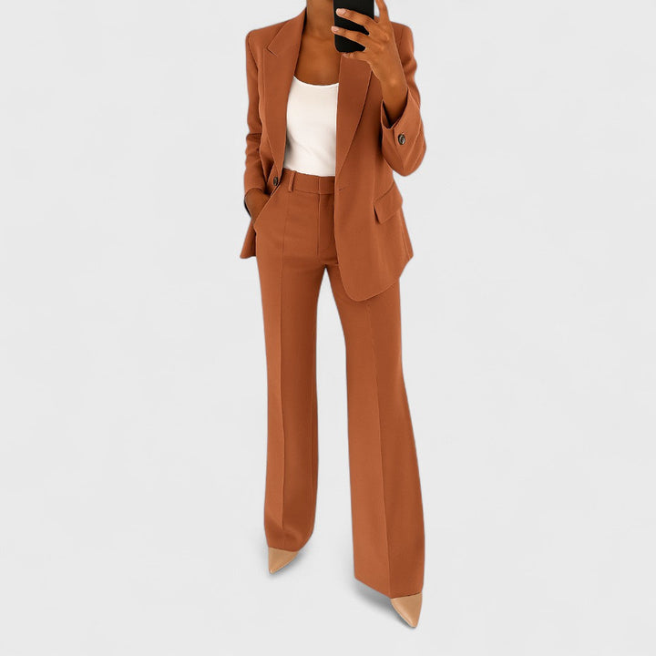 Cuthburh | Women Blazer Pants Two Piece Set