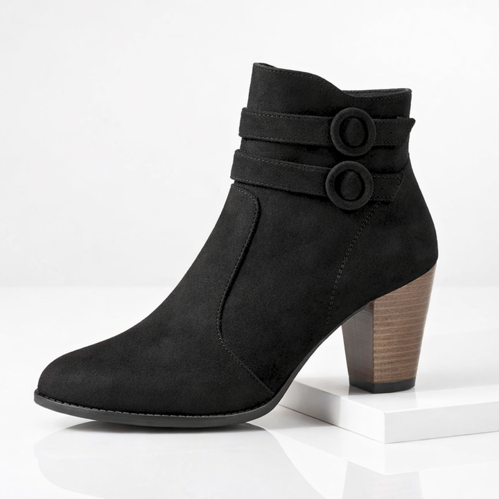 Kiera | Women's Duet Strap Suede Chelsea Boots