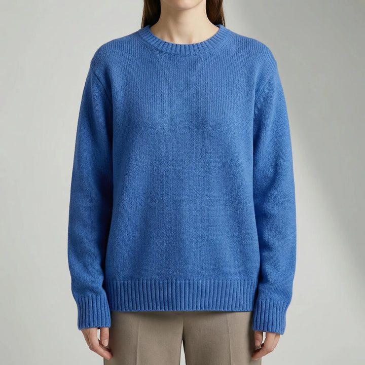 Bria | Women's Oversized Crew Neck Pullover Cardigan Sweater