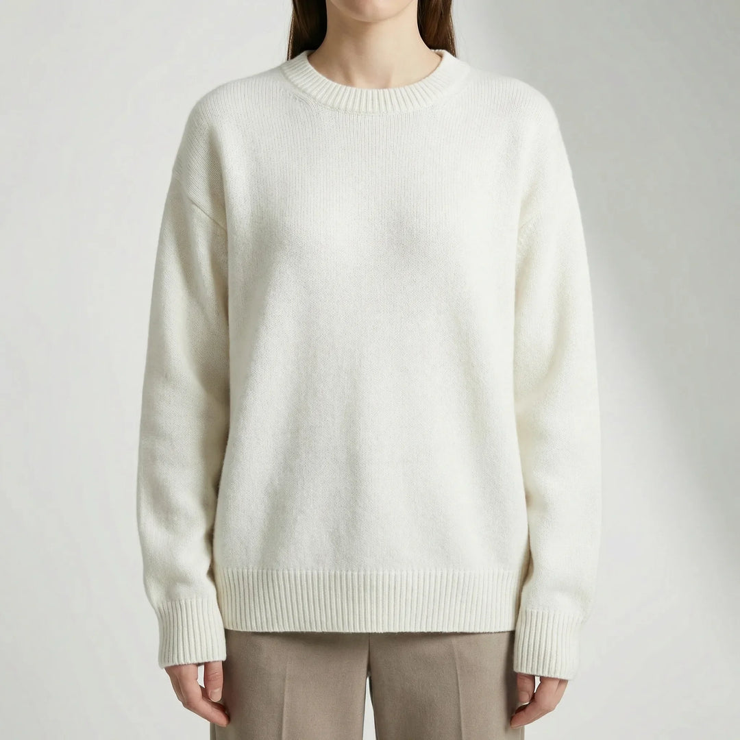 Bria | Women's Oversized Crew Neck Pullover Cardigan Sweater
