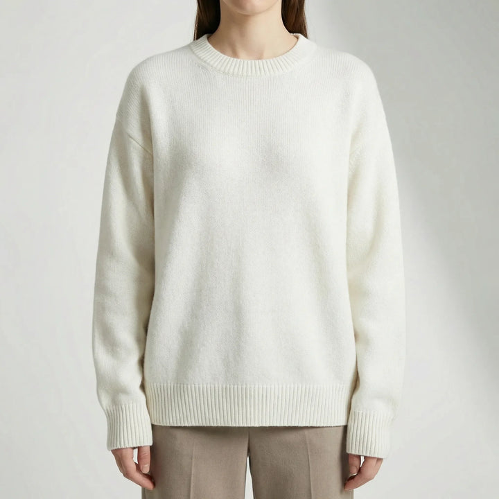 Bria | Women's Oversized Crew Neck Pullover Cardigan Sweater