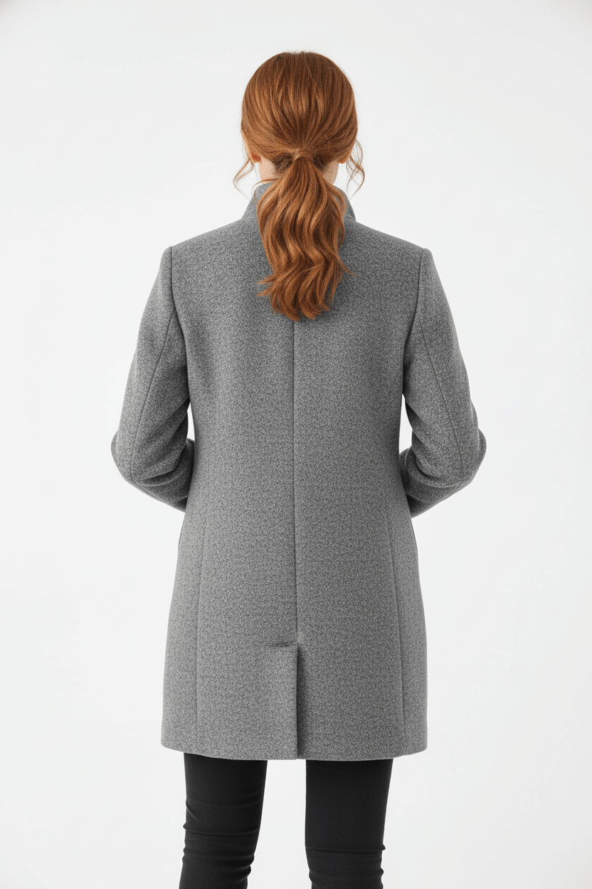 Ottoline | Women Stand Collar Tailored Winter Coat