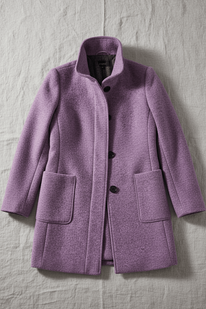 Coat Stand Collar Patch Pocket