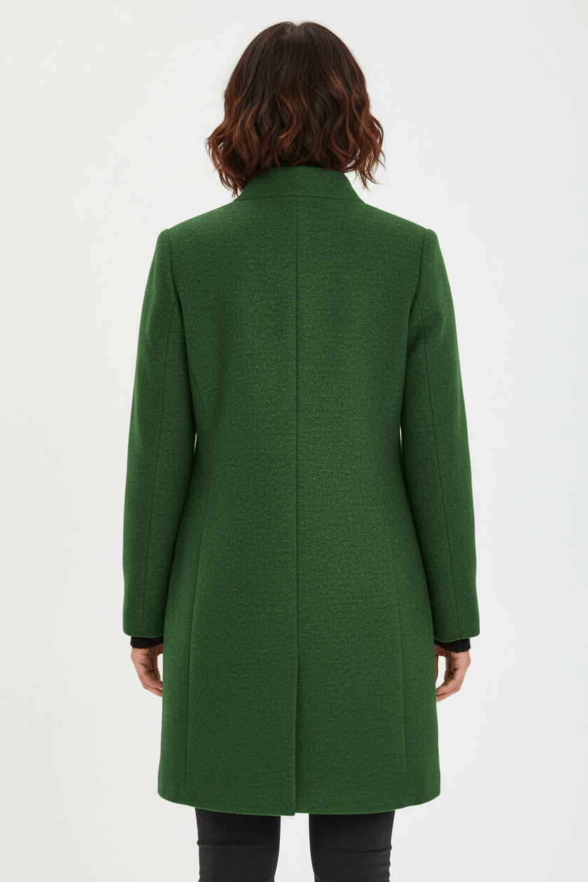 Coat Stand Collar Patch Pocket