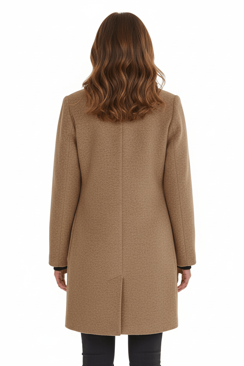 Coat Stand Collar Patch Pocket