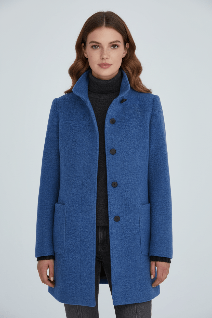 Coat Stand Collar Patch Pocket