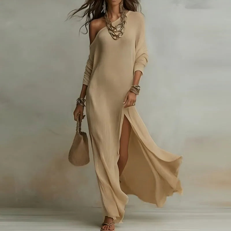 Sybilla | Women One Shoulder Holiday Dress