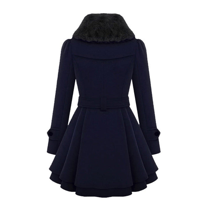 Belisama | Women Belted Flare Collar Coat