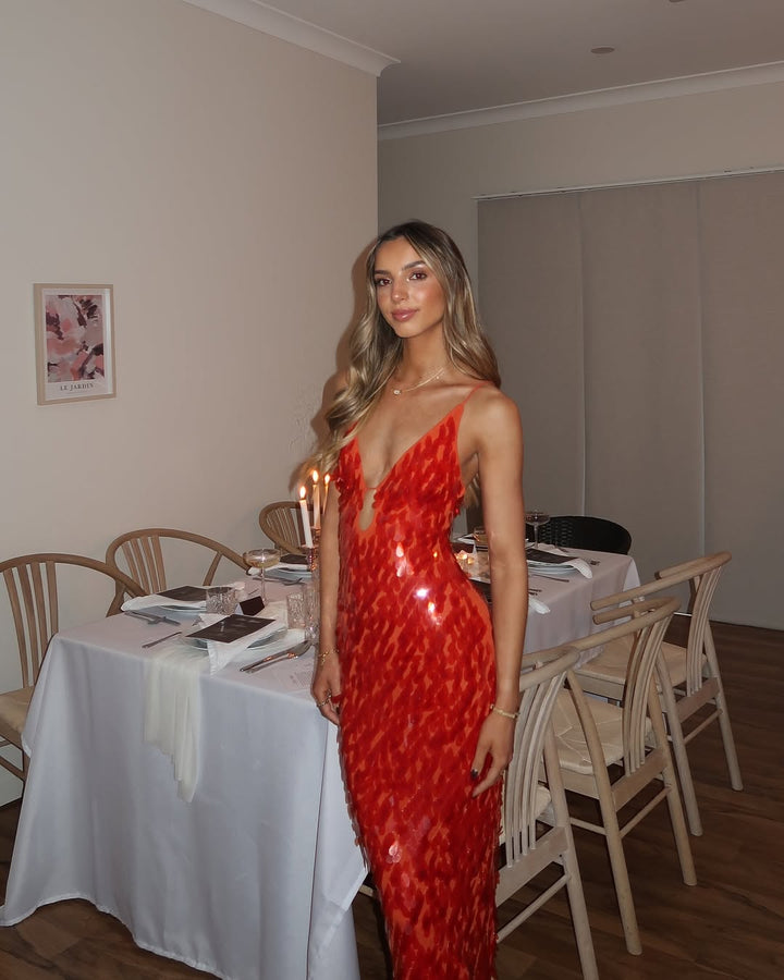 Anastacia | Women Sequin Maxi Dress