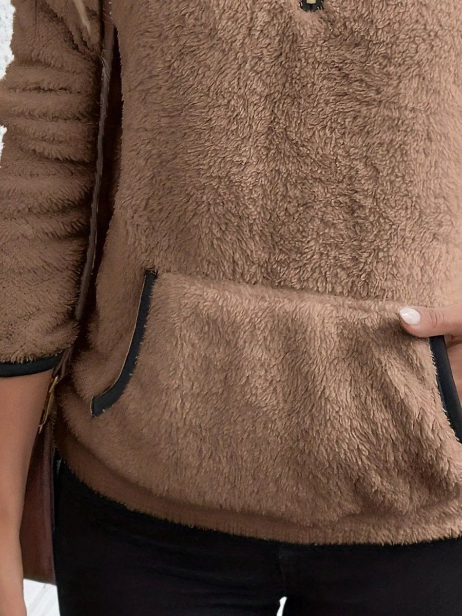 Svanhild | Women Fleece Half Zip Pullover