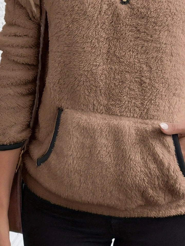 Svanhild | Women Fleece Half Zip Pullover