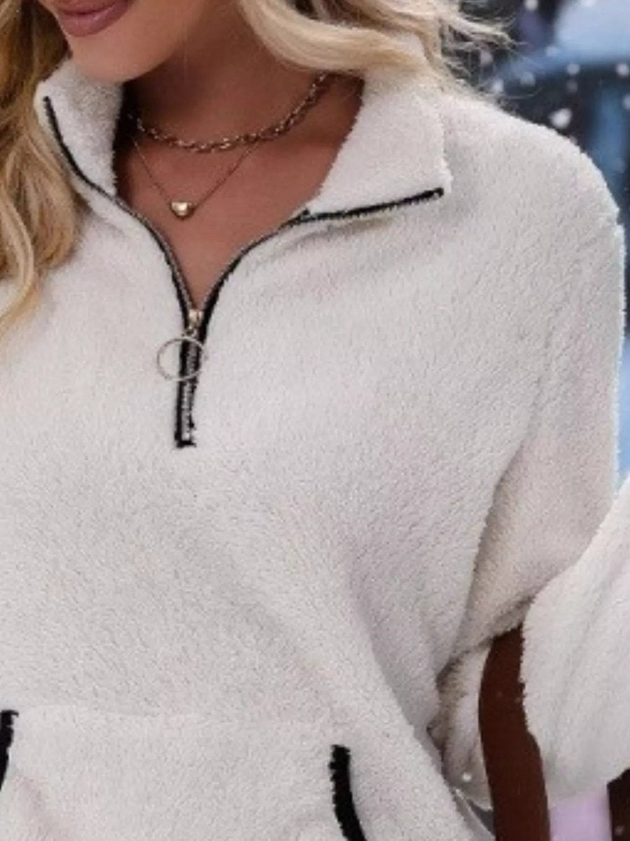 Svanhild | Women Fleece Half Zip Pullover