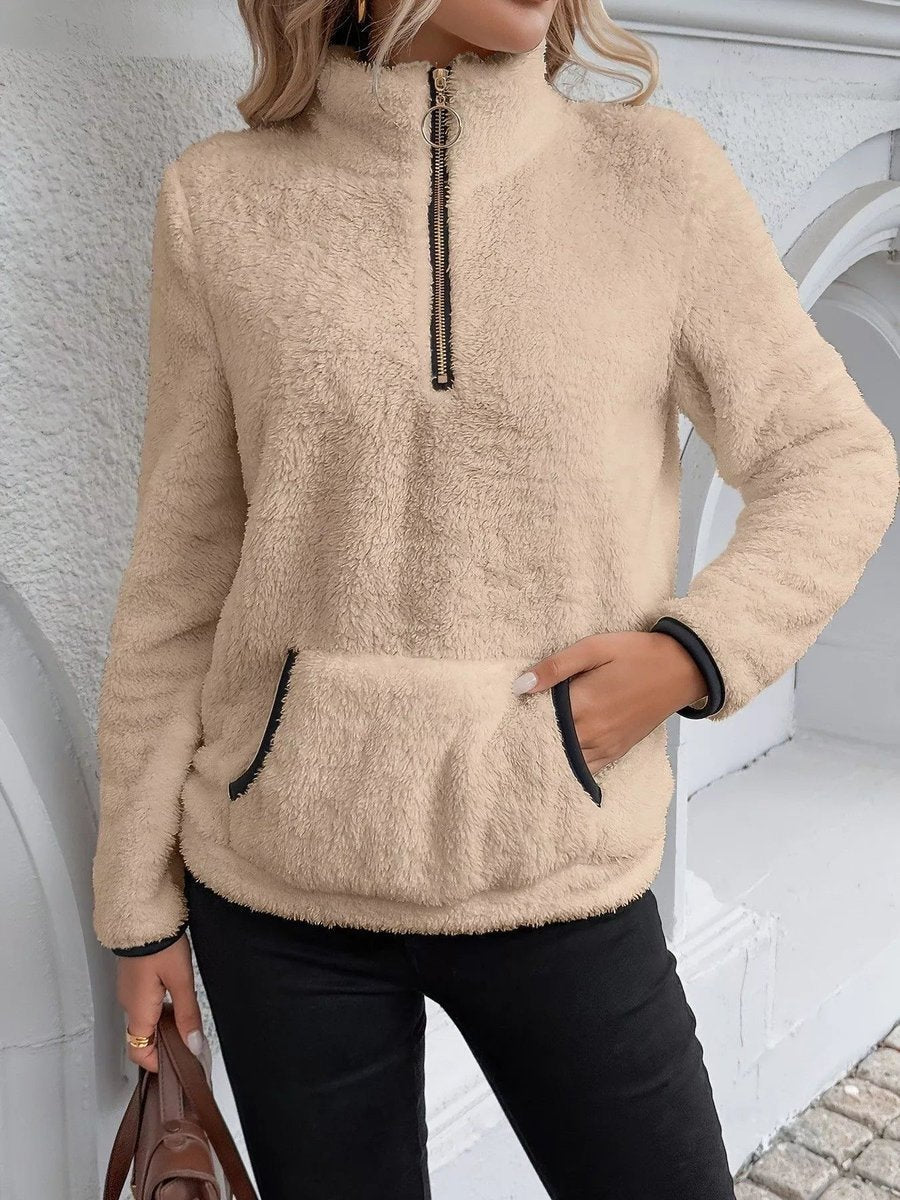 Svanhild | Women Fleece Half Zip Pullover