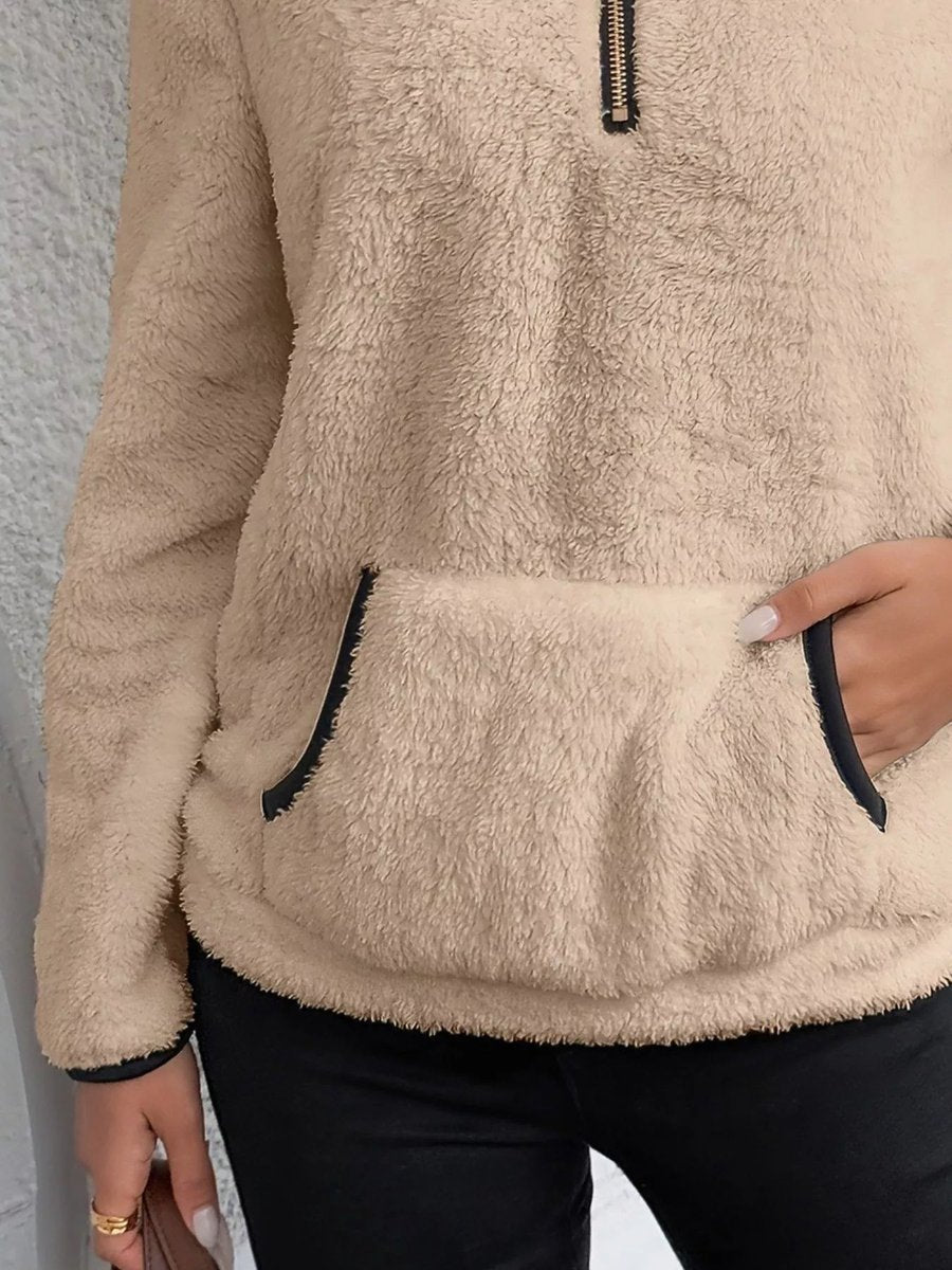 Svanhild | Women Fleece Half Zip Pullover