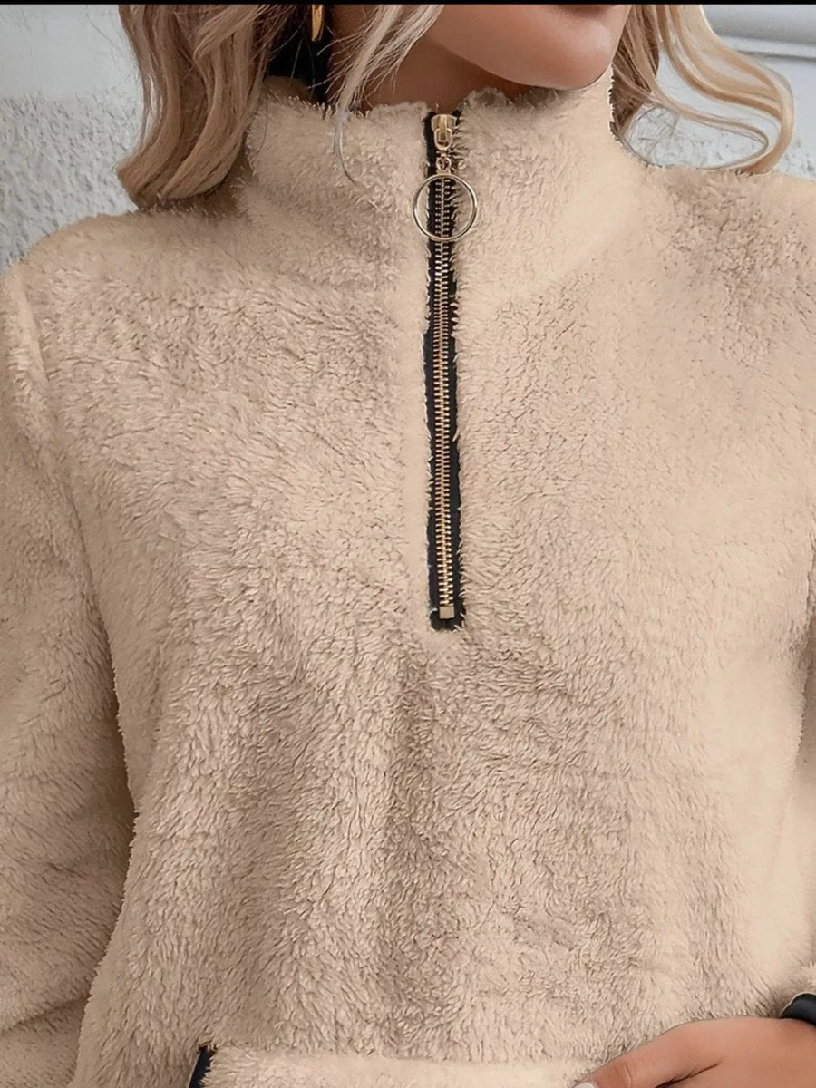 Svanhild | Women Fleece Half Zip Pullover