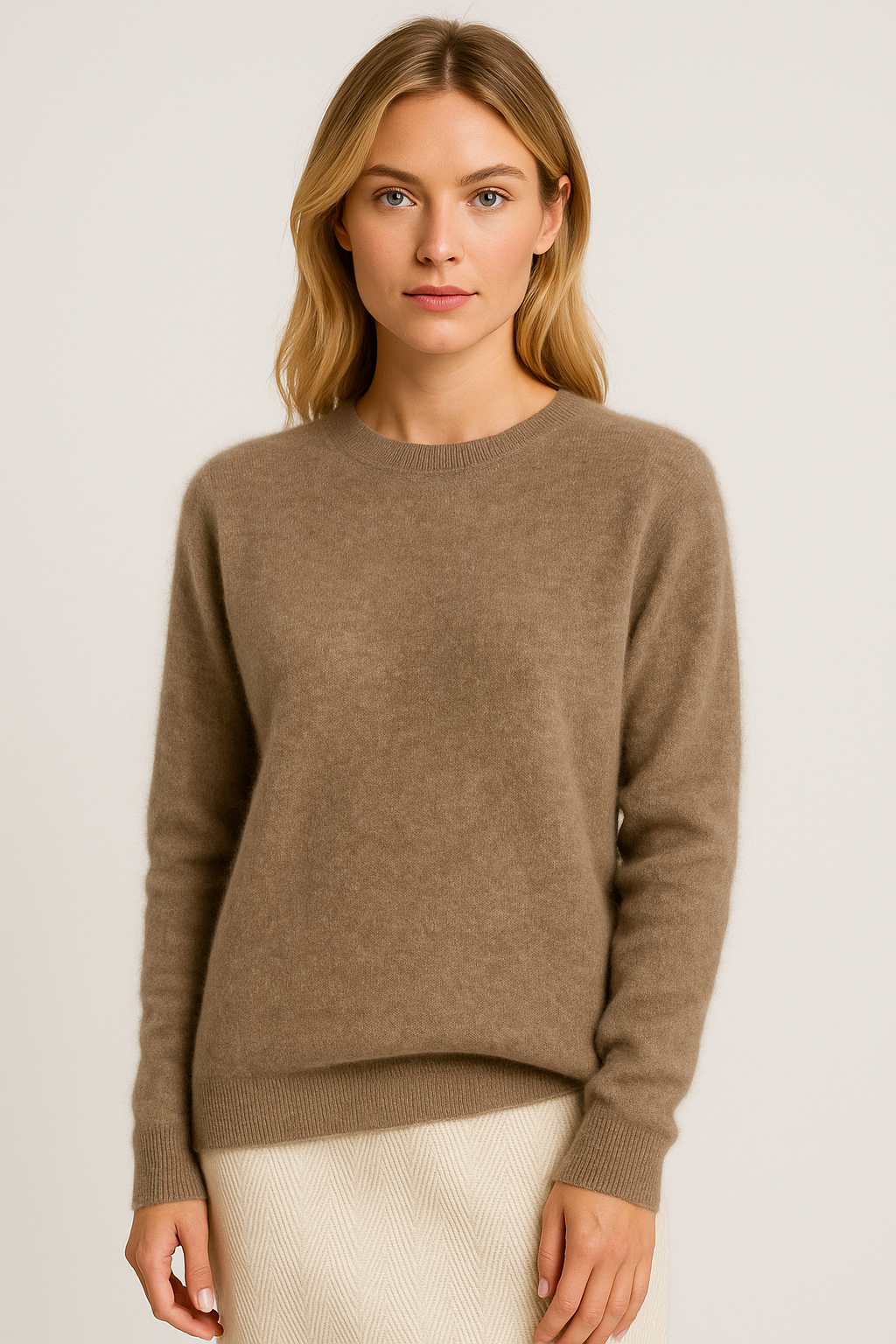 Sweater Crew Neck Fine Knit