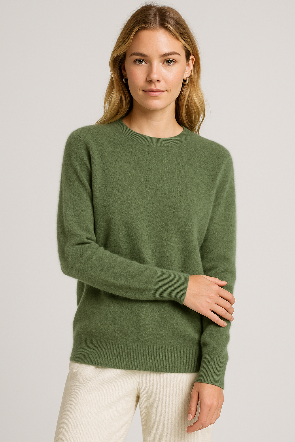 Sweater Crew Neck Fine Knit