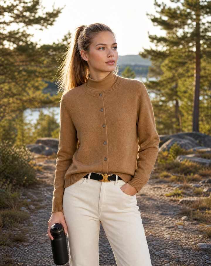 Branwen | Women Button Front Knit Cardigan