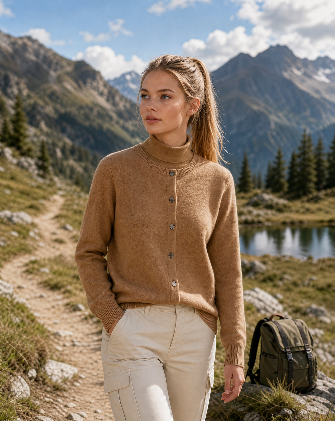 Branwen | Women Button Front Knit Cardigan