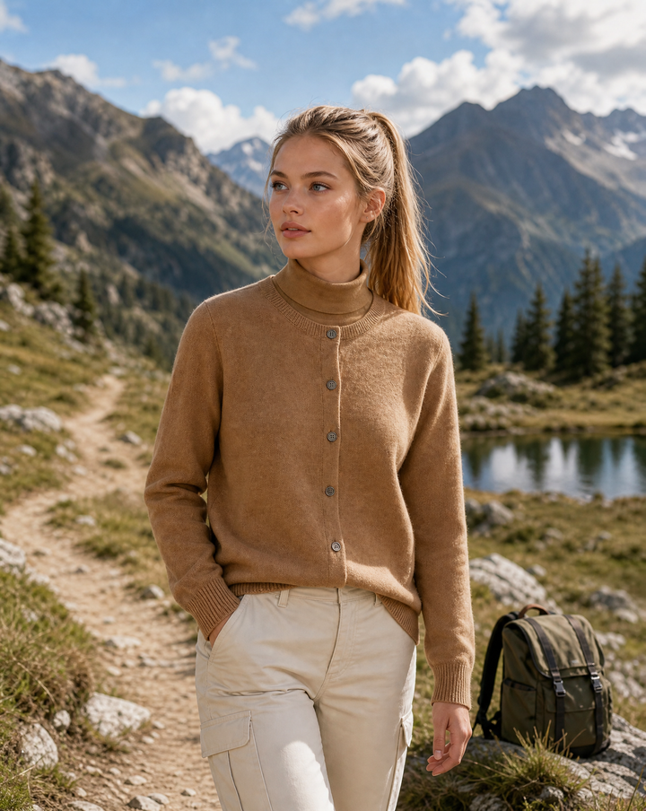 Branwen | Women Button Front Knit Cardigan