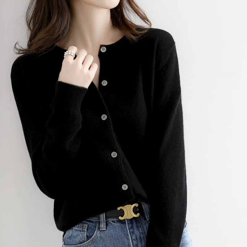Branwen | Women Button Front Knit Cardigan