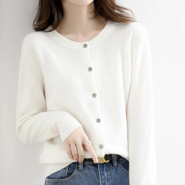 Branwen | Women Button Front Knit Cardigan