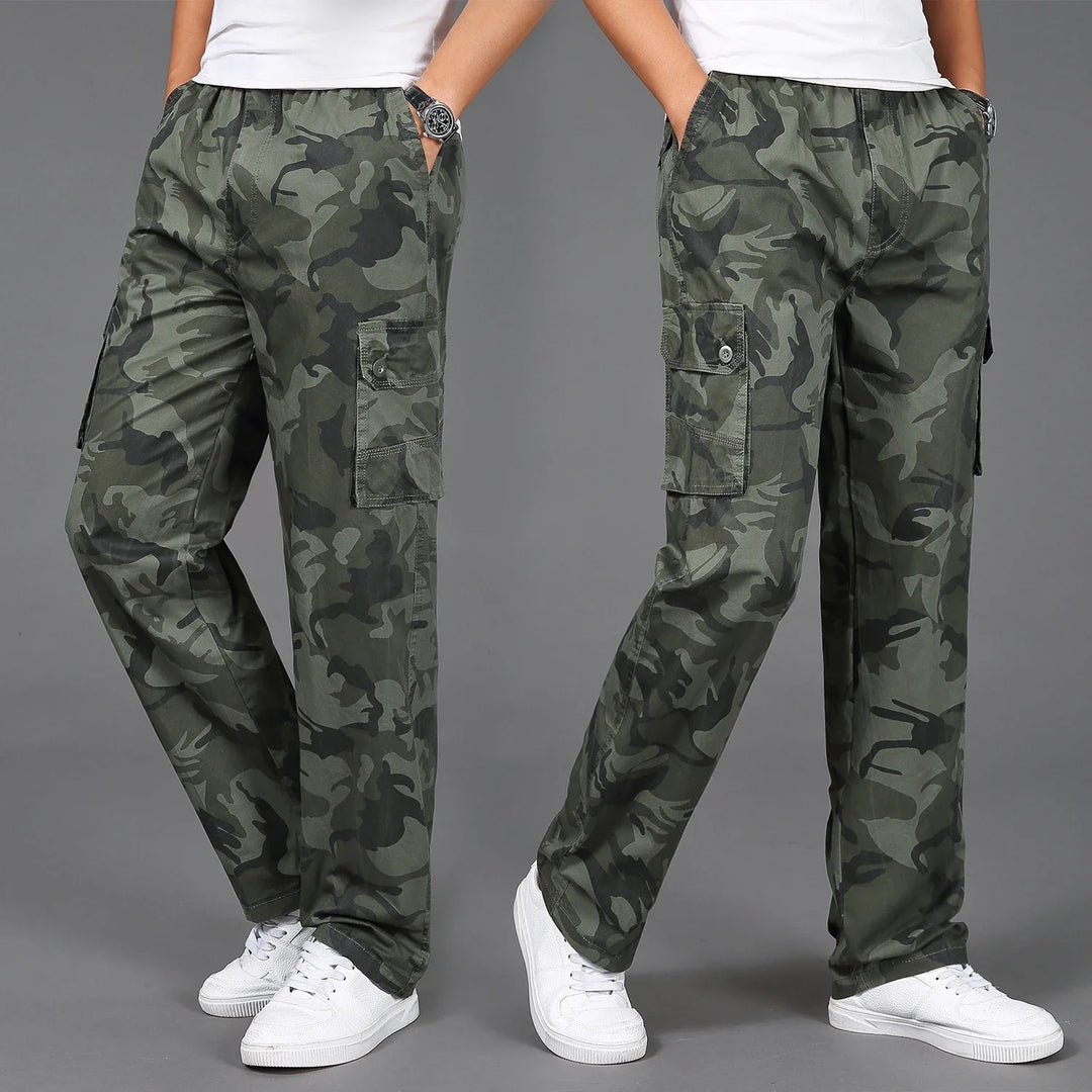 Bathsheba | Women Straight Cargo Camo Pants