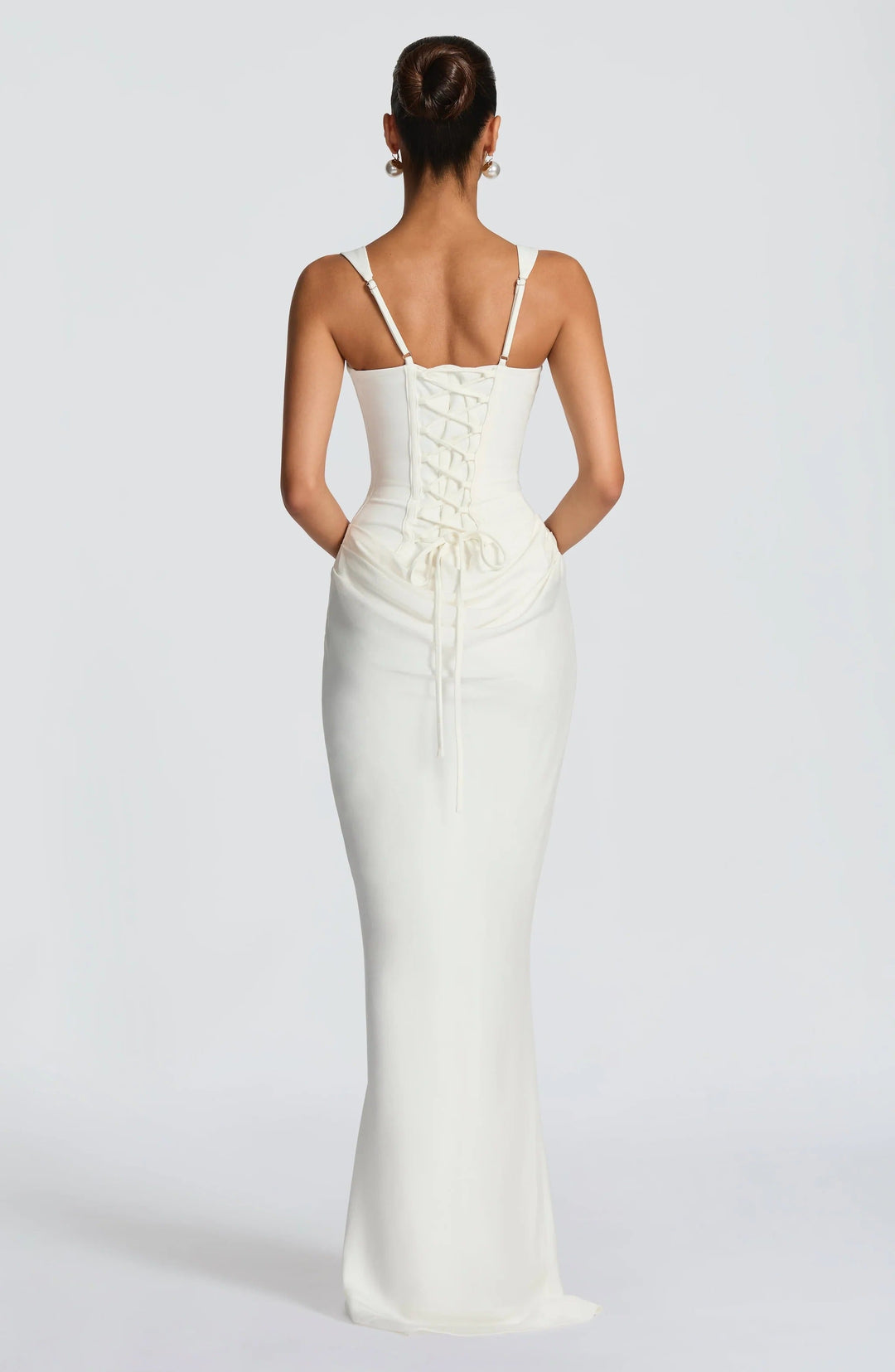 Aviva | Women Corset Square Neck Wedding Guest Dress