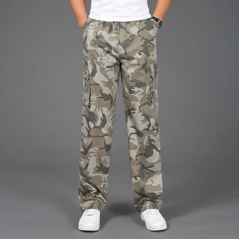 Bathsheba | Women Straight Cargo Camo Pants