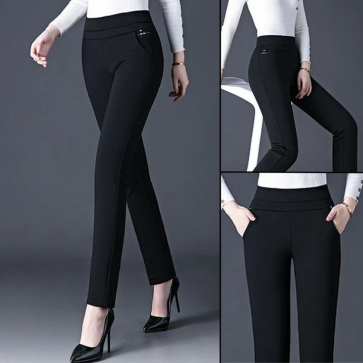 Ygerna | Women High Waist Zip Pocket Leggings