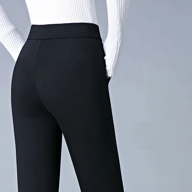 Ygerna | Women High Waist Zip Pocket Leggings