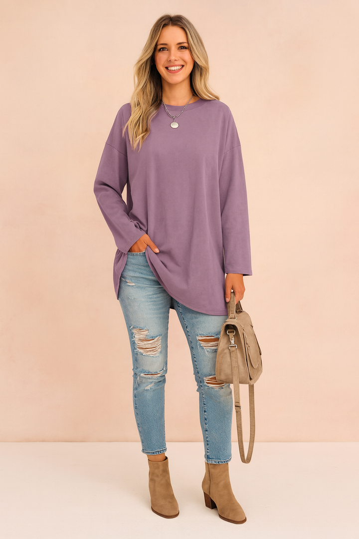 Ianthe | Women Relaxed Long Sleeve Tunic
