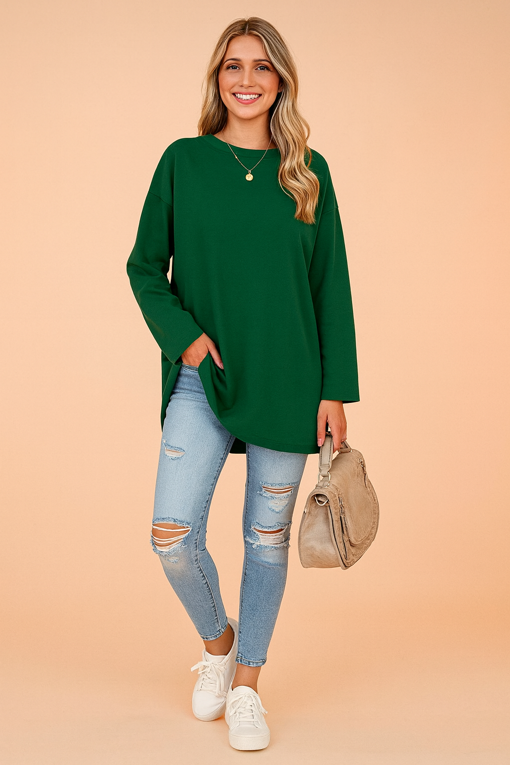 Ianthe | Women Relaxed Long Sleeve Tunic