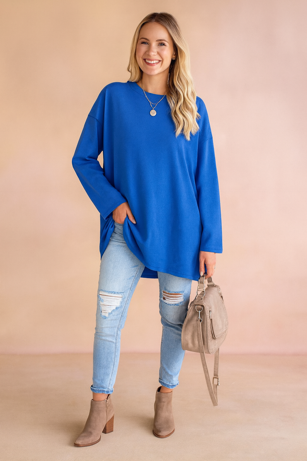 Ianthe | Women Relaxed Long Sleeve Tunic