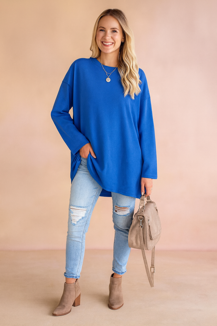 Ianthe | Women Relaxed Long Sleeve Tunic