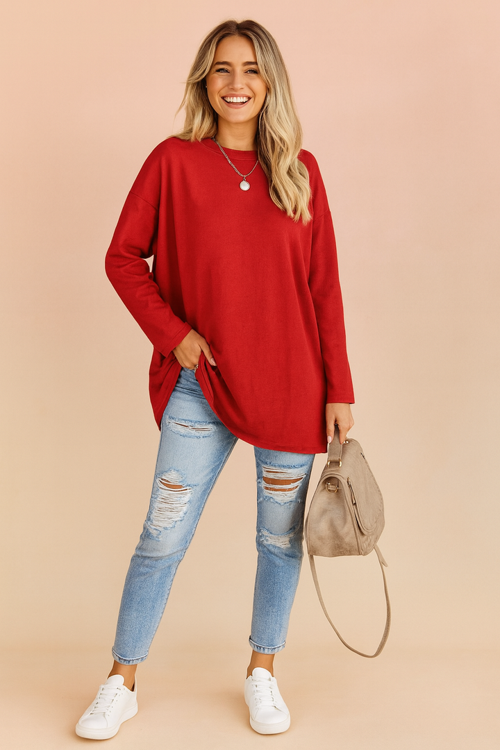 Ianthe | Women Relaxed Long Sleeve Tunic