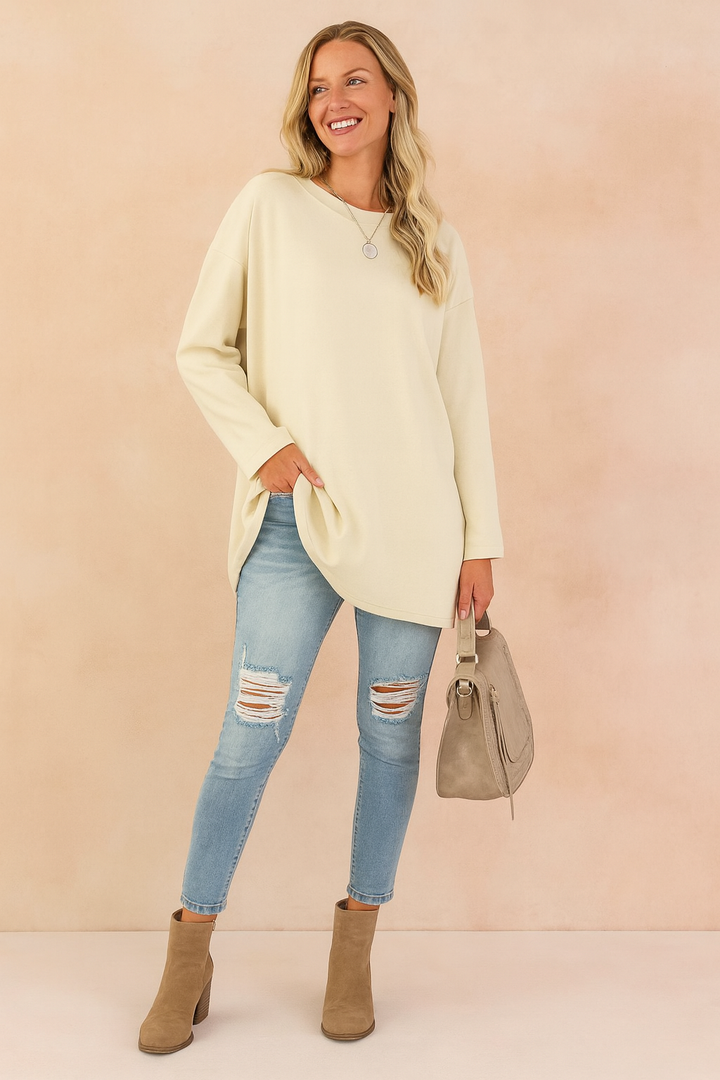 Ianthe | Women Relaxed Long Sleeve Tunic