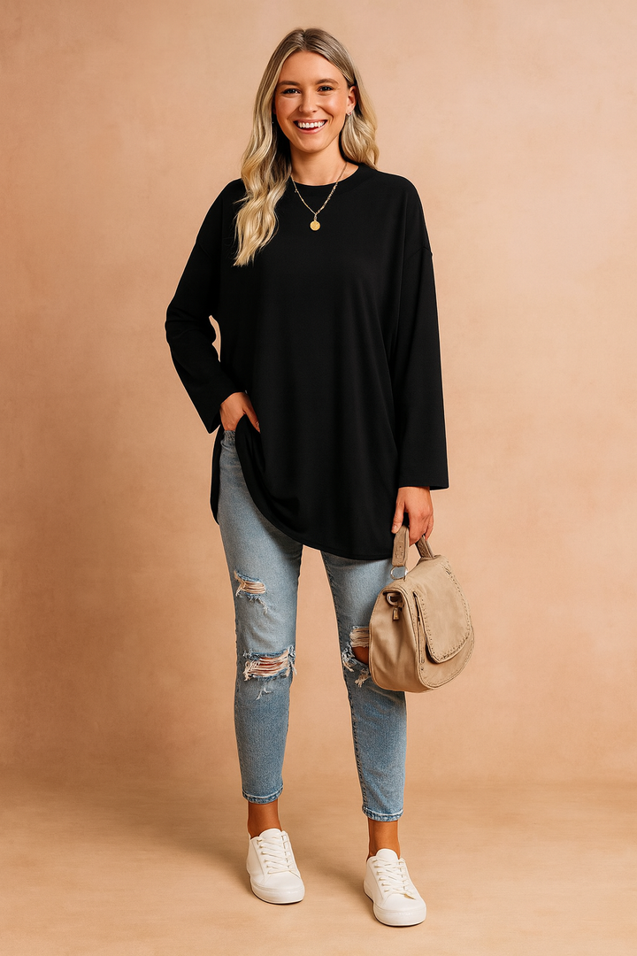 Ianthe | Women Relaxed Long Sleeve Tunic