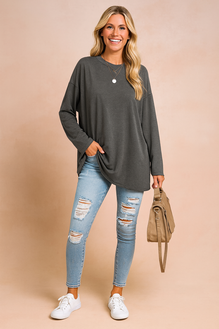 Ianthe | Women Relaxed Long Sleeve Tunic