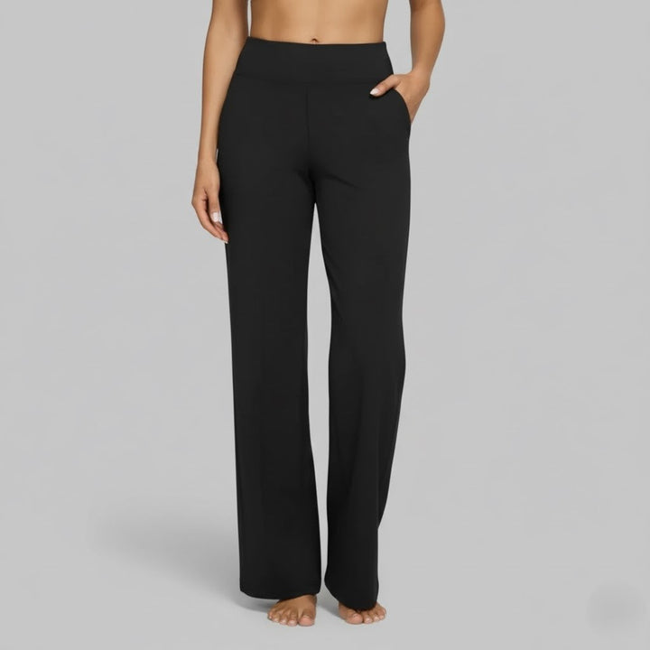 North | Women's Straight Leg High Waisted Casual Pants