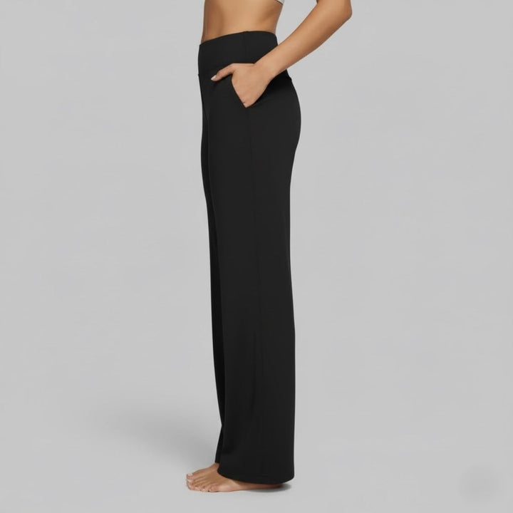 North | Women's Straight Leg High Waisted Casual Pants