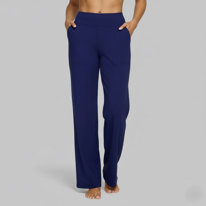 North | Women's Straight Leg High Waisted Casual Pants